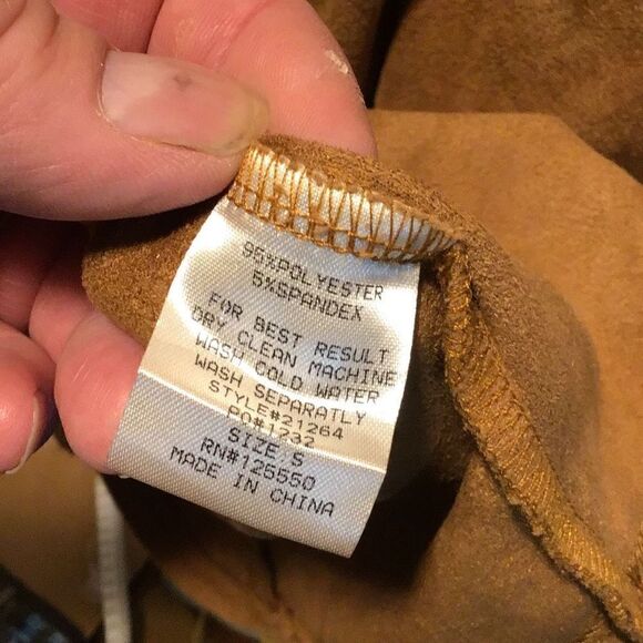 Suede look dress by Hera size small - Picture 6 of 6